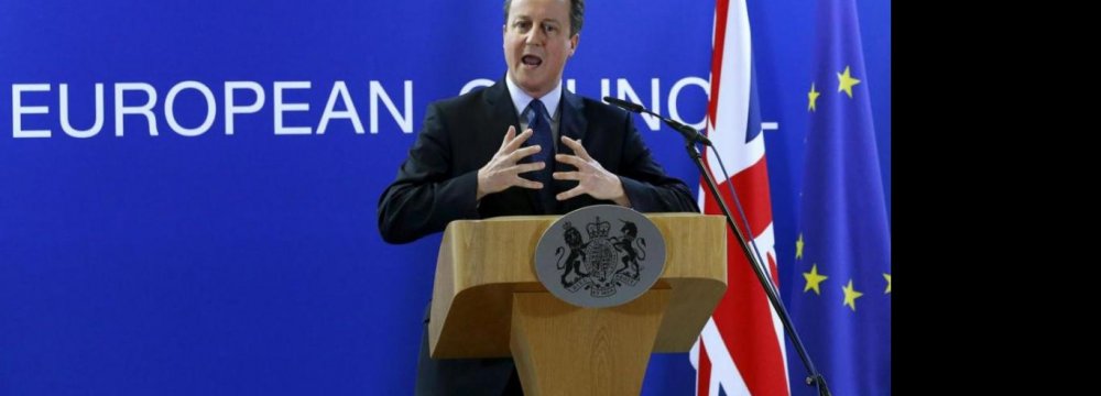 Cameron Pleads With EU Leaders Over Reforms
