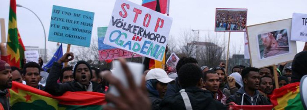 Scores Dead in Ethiopian Protest Crackdown