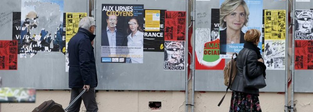 1st French Election Since Paris Attacks