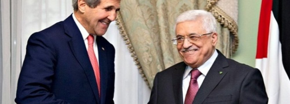 Kerry, Abbas Discuss Israel-Palestine Tension