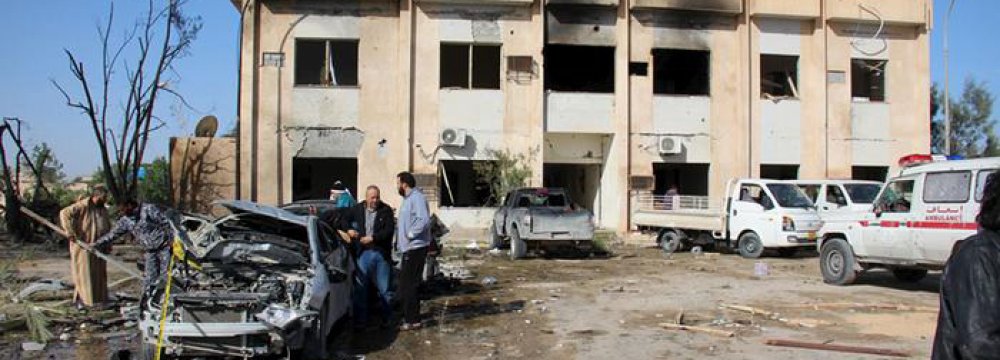 Libya Truck Bombing Kills 60 Policemen