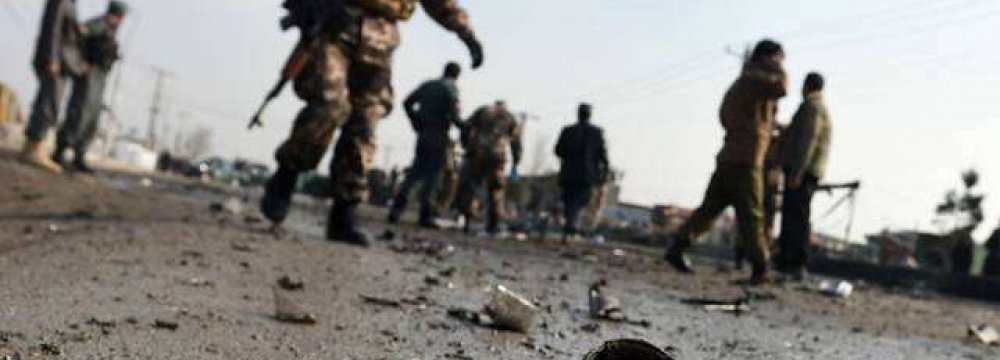 9 Killed  in Afghan Suicide Bombings