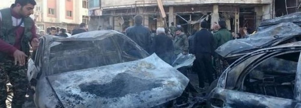 Suicide Bombing at Damascus Police Club  