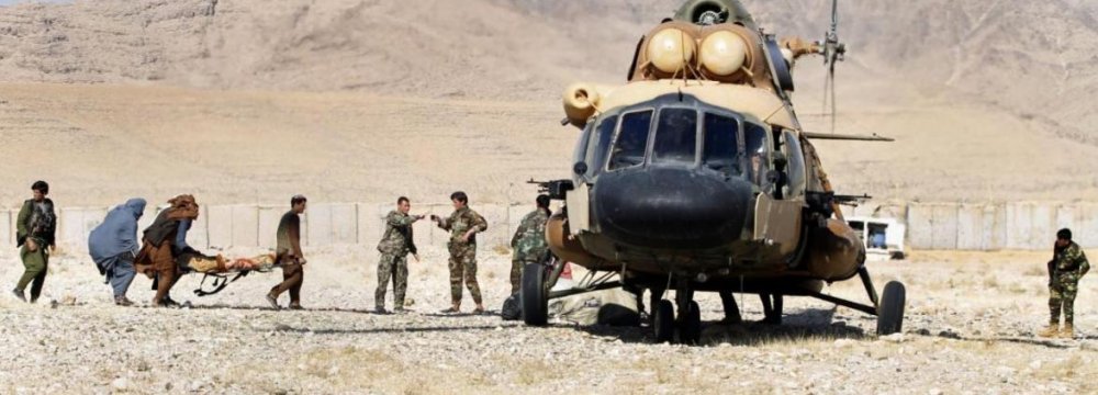 Taliban Seize Afghan Soldiers  After Chopper Crash