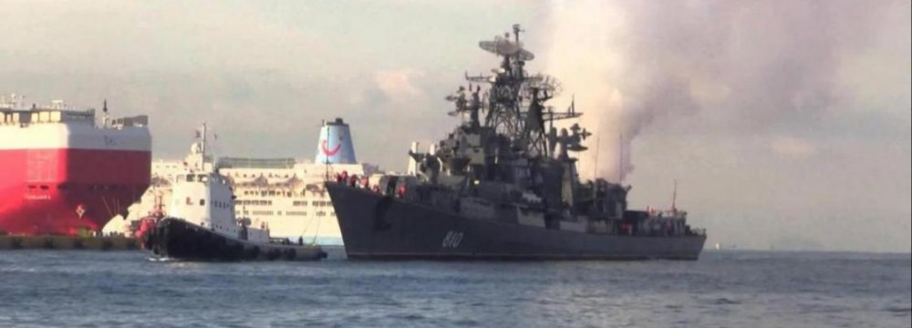 Russia Fires Warning Shots at Turkish Ship