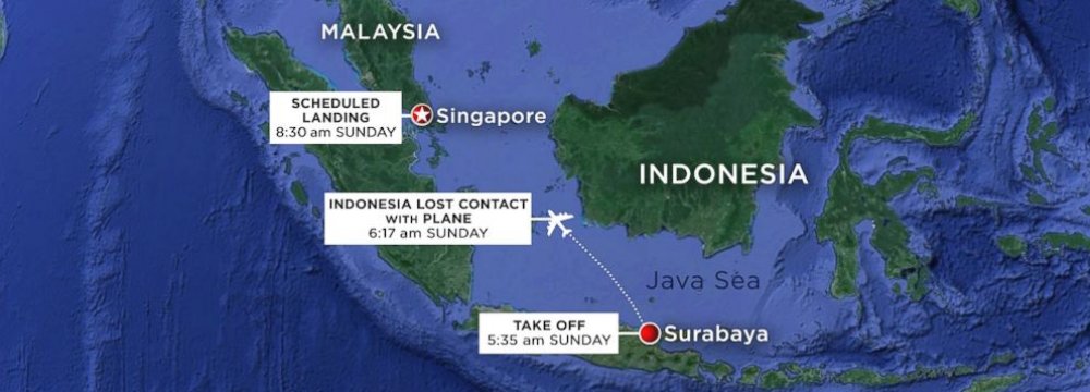 AirAsia Flight With 162  aboard Confirmed Missing