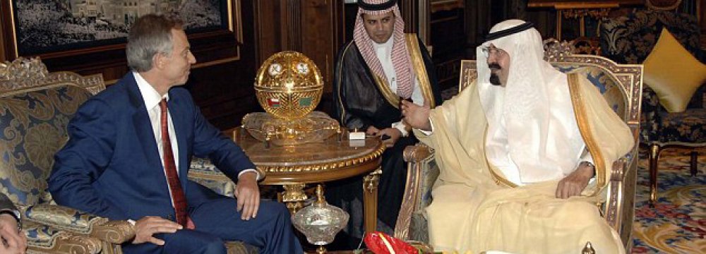 Blair Made $325k in Saudi Oil Deal