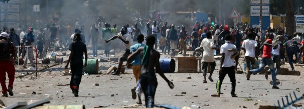 A Million Protest Burkina Faso President Reelection Bid 