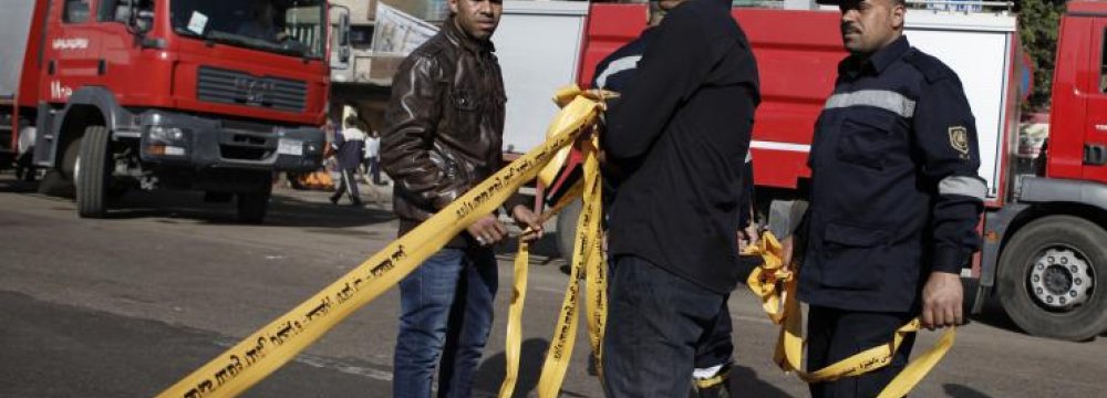 Explosion at Cairo Police Station