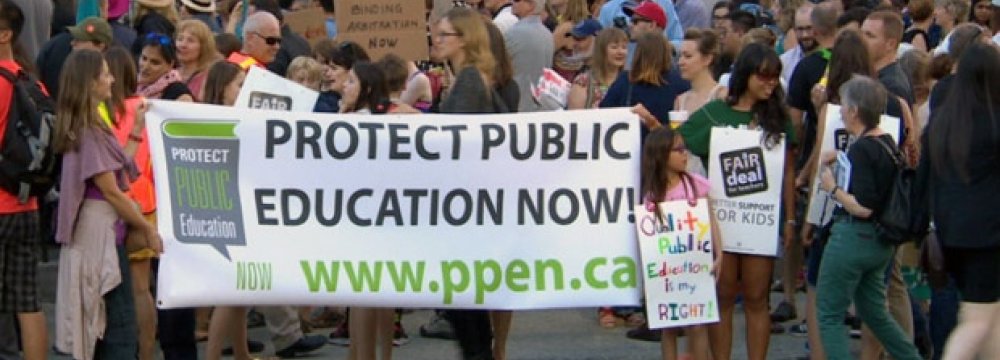 Canada Teachers&#039; Strike Enters 2nd Week