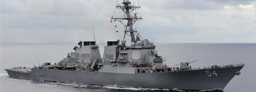 China Condemns US for Warship Sail-by