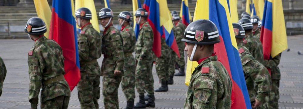 Colombia Halts Bombing Farc Rebels