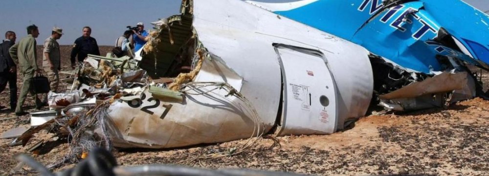 Investigators ‘90% Sure’ of Bomb  on Crashed Russian Plane