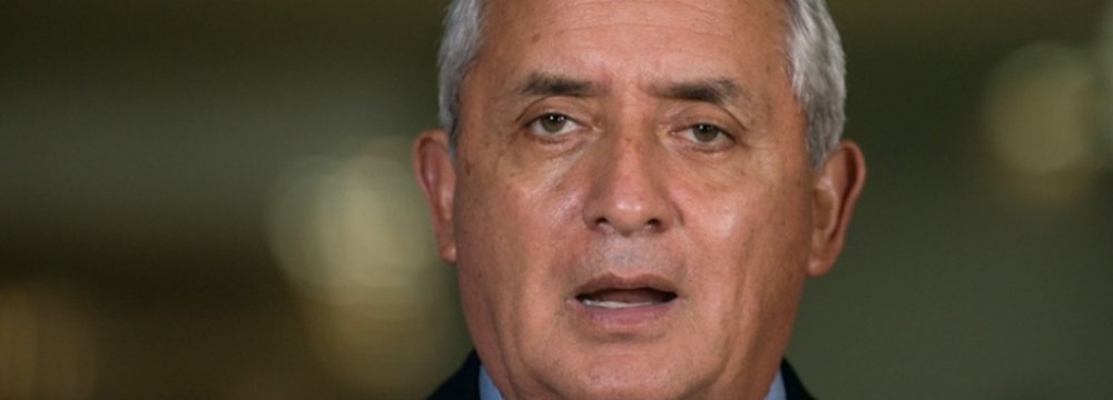 Guatemala President Stripped of Immunity