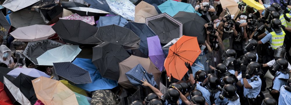 ‘External Forces’ Involved in HK Protests