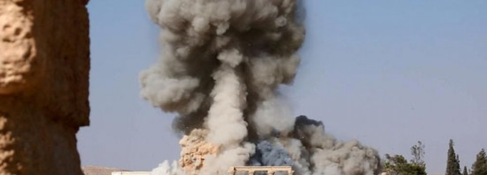 IS Blows Up Palmyra’s Ancient Tower Tombs