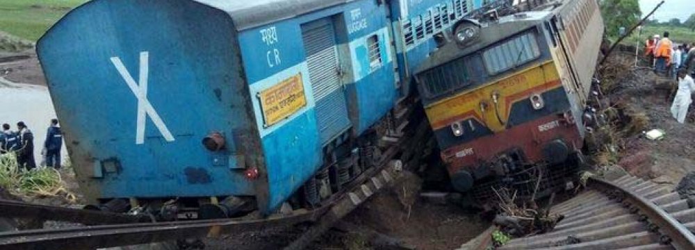 Dozens Killed in India Train Accidents