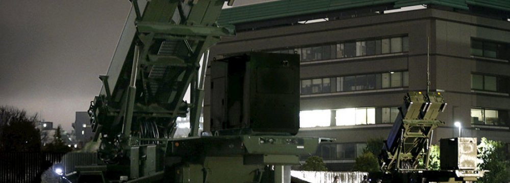 Japan Sets Up Anti-Air Missiles | Financial Tribune