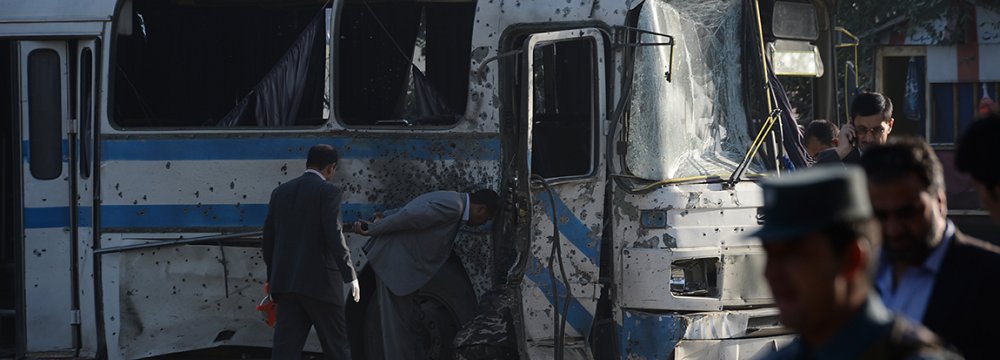 9 Policemen Killed in Kabul Bombings