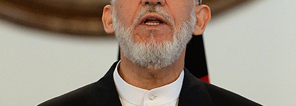 Karzai Blames US, Pakistan for Afghan Misery