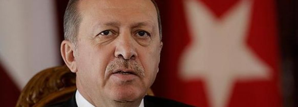 Erdogan Speaks of Kobane Plot