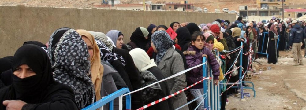 Lebanon Says No Syrian Refugees 
