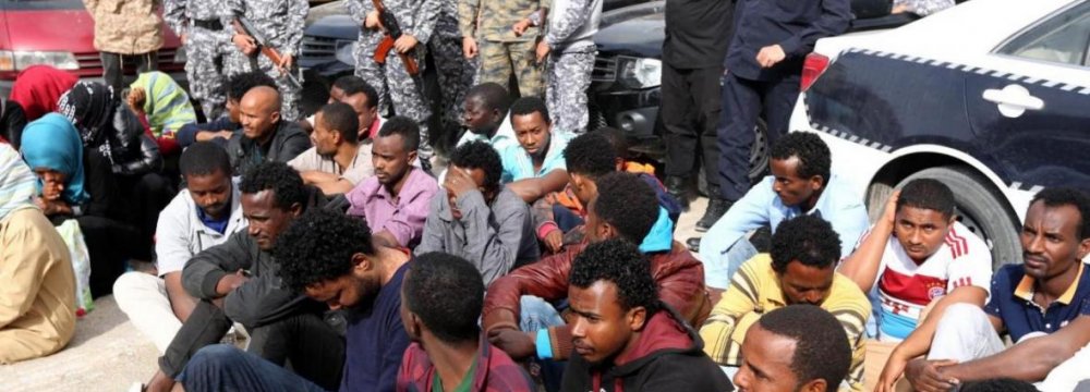 Libya Detains 600 African Migrants