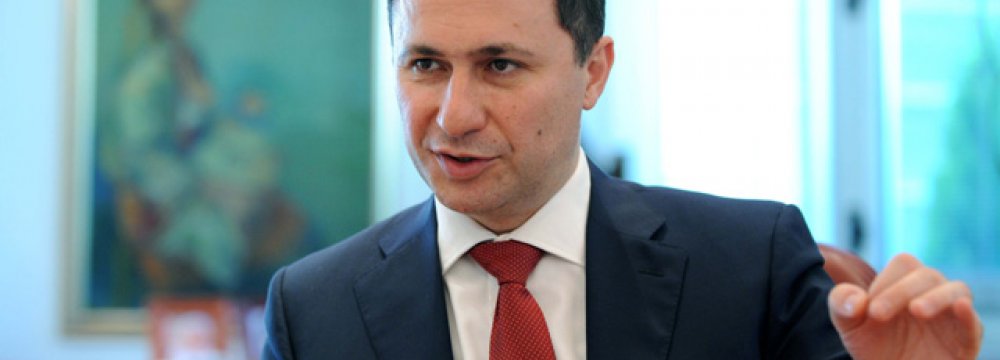Macedonia PM Defiant