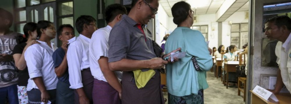 Voting in Myanmar, Rohingyas Excluded