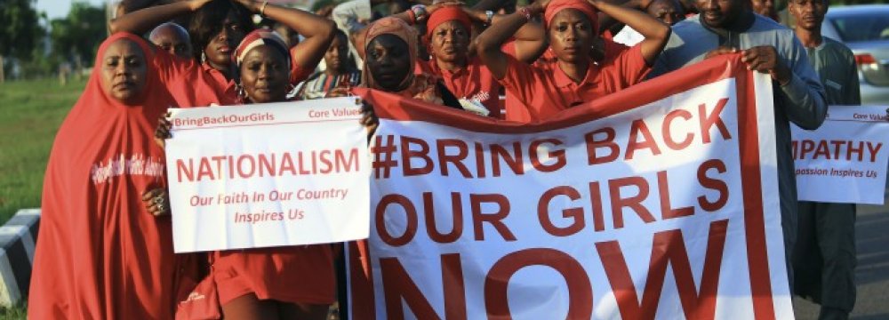 Nigeria Chibok Girls Seen With Boko Haram