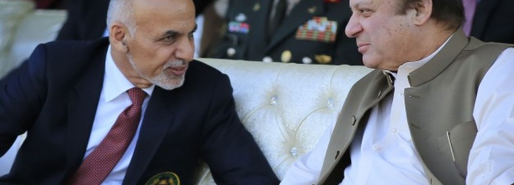 Pakistan PM in Kabul
