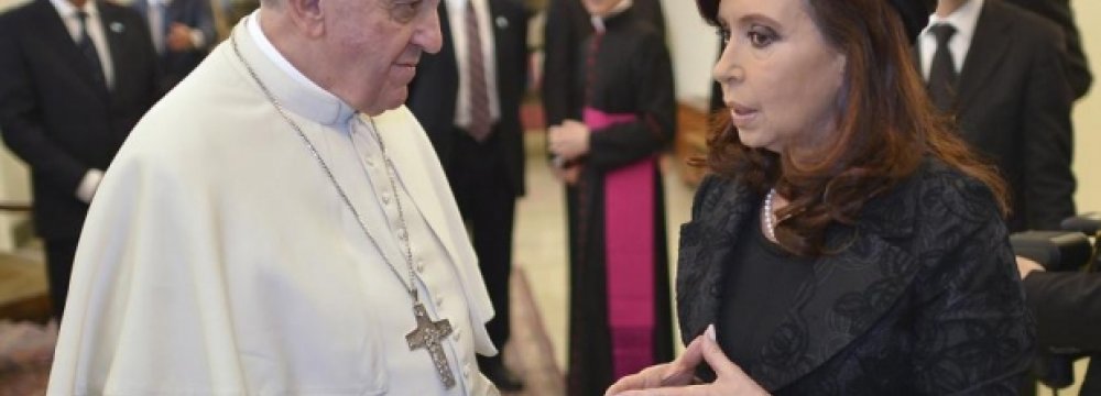 Pope Meets Argentina&#039;s President