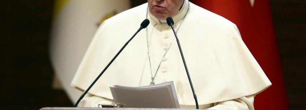 Papal Appeal for Fight Against Poverty