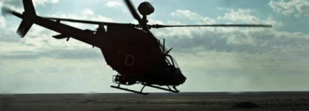 Saudi Pilot Killed in Helicopter Crash