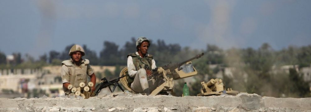 Egypt Army Kills 7 Militants in Sinai