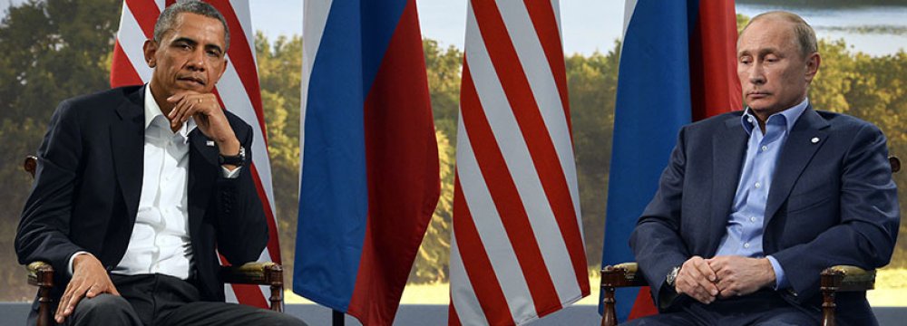 Putin, Obama Trade Barbs  at Syria-Focused Meeting