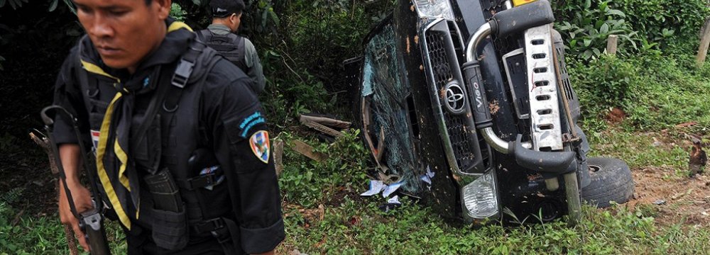 Bomb Kills 2  in Thailand