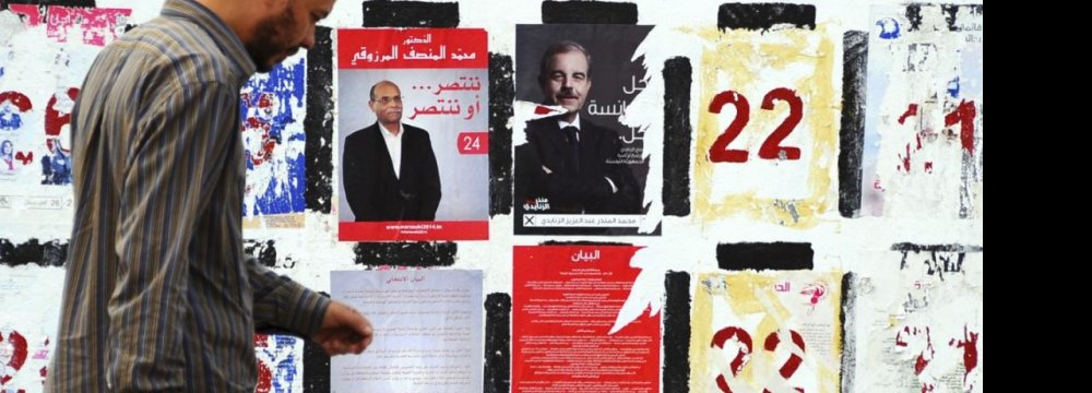 First Post-Revolution  Presidential Poll in Tunisia