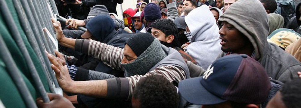 Channel Tunnel Stampede