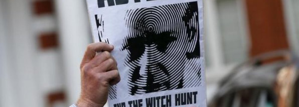 UK to Protest Assange Asylum