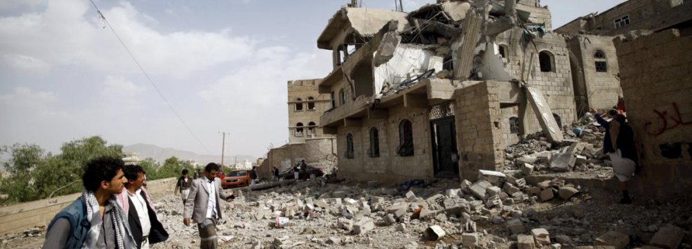 Saudi-Led Warplanes Pound Yemen’s Interior Ministry