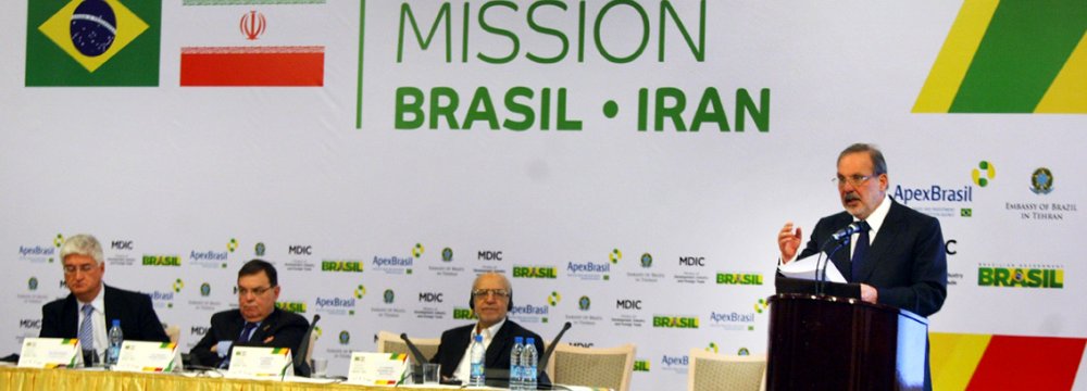 Brazilian Mission in Tehran  to Bolster Trade Ties