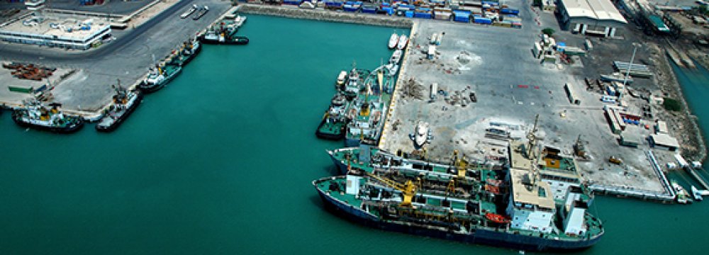 Hormozgan Ports Throughput