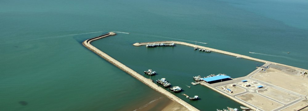 Omani Passenger Ship Docks at Chabahar