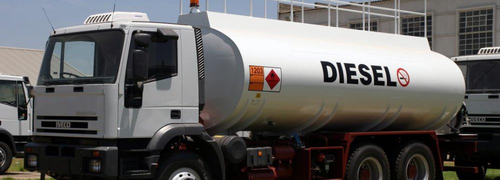 Iran Exports 57m Liters of Diesel to Afghanistan