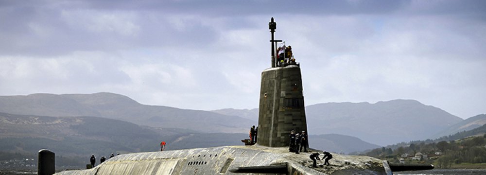 UK Nuclear Deterrent to Cost $256b