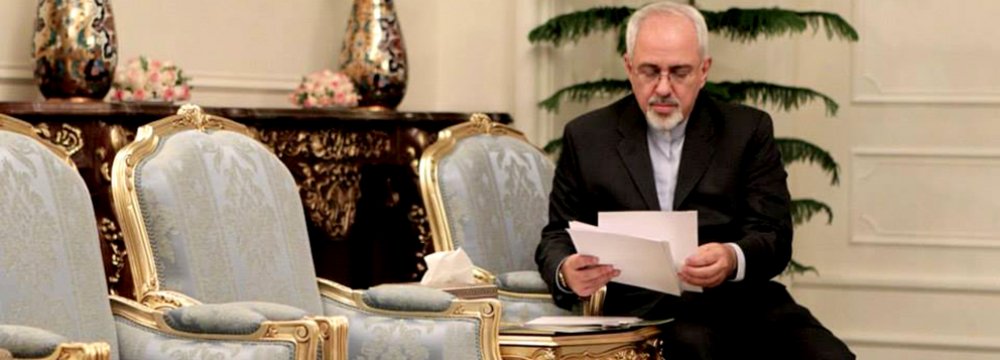 Zarif to Attend Vienna Talks on Syria