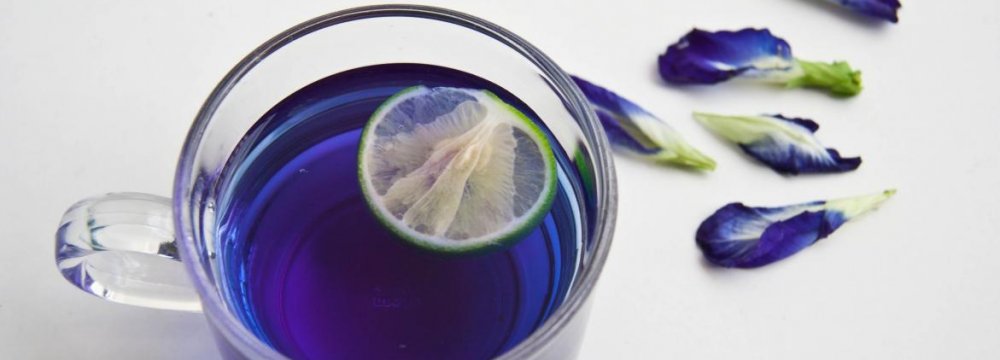 Borage Tea  With Dried Lime