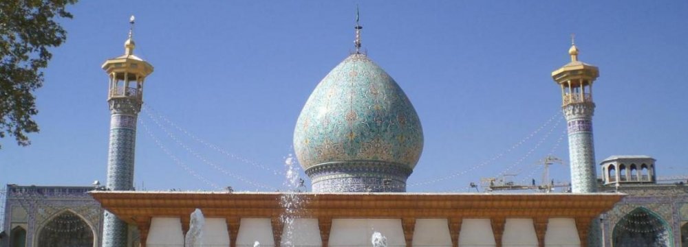 Shah-e-Cheragh,  a Mosaic of Mirrors 