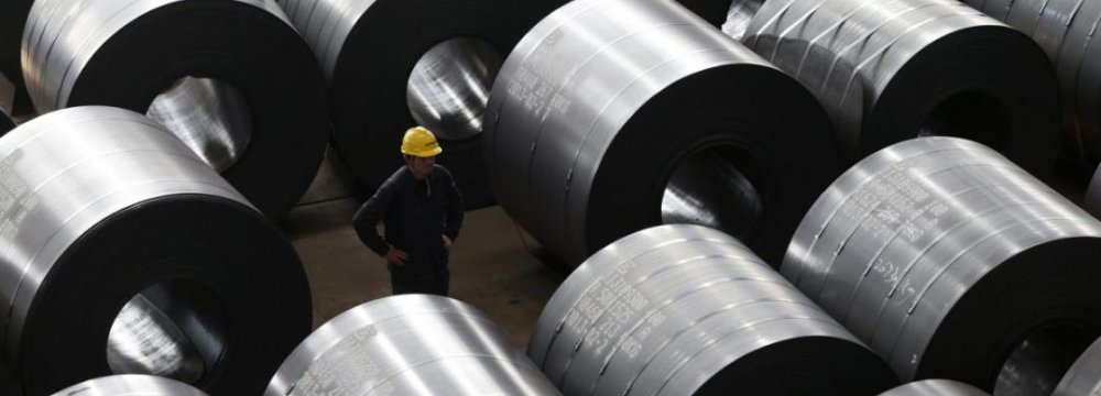 China Steel Consumption Shrinking